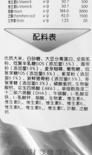知名营养米粉加入添加剂被法院裁定违规